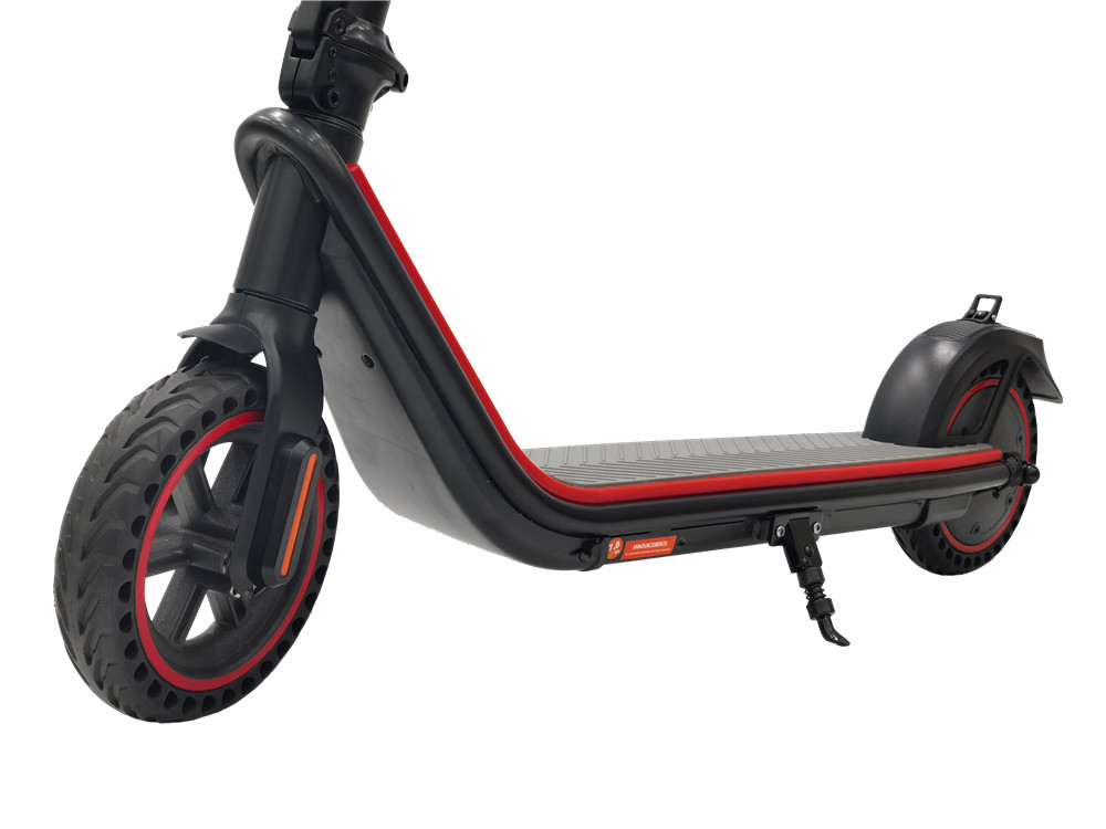 KUKUDEL 858 8.5 Inch Inflation-free Tire Electric Folding Scooter 5.2Ah Battery 250W Motor Max Speed 25km/h Non-zero start - Black