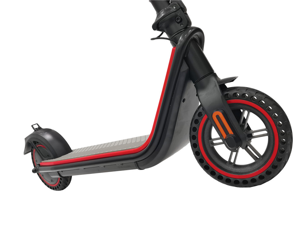 KUKUDEL 858 8.5 Inch Inflation-free Tire Electric Folding Scooter 5.2Ah Battery 250W Motor Max Speed 25km/h Non-zero start - Black