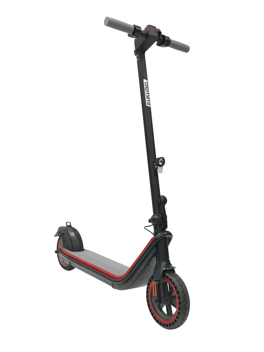KUKUDEL 858 8.5 Inch Inflation-free Tire Electric Folding Scooter 5.2Ah Battery 250W Motor Max Speed 25km/h Non-zero start - Black