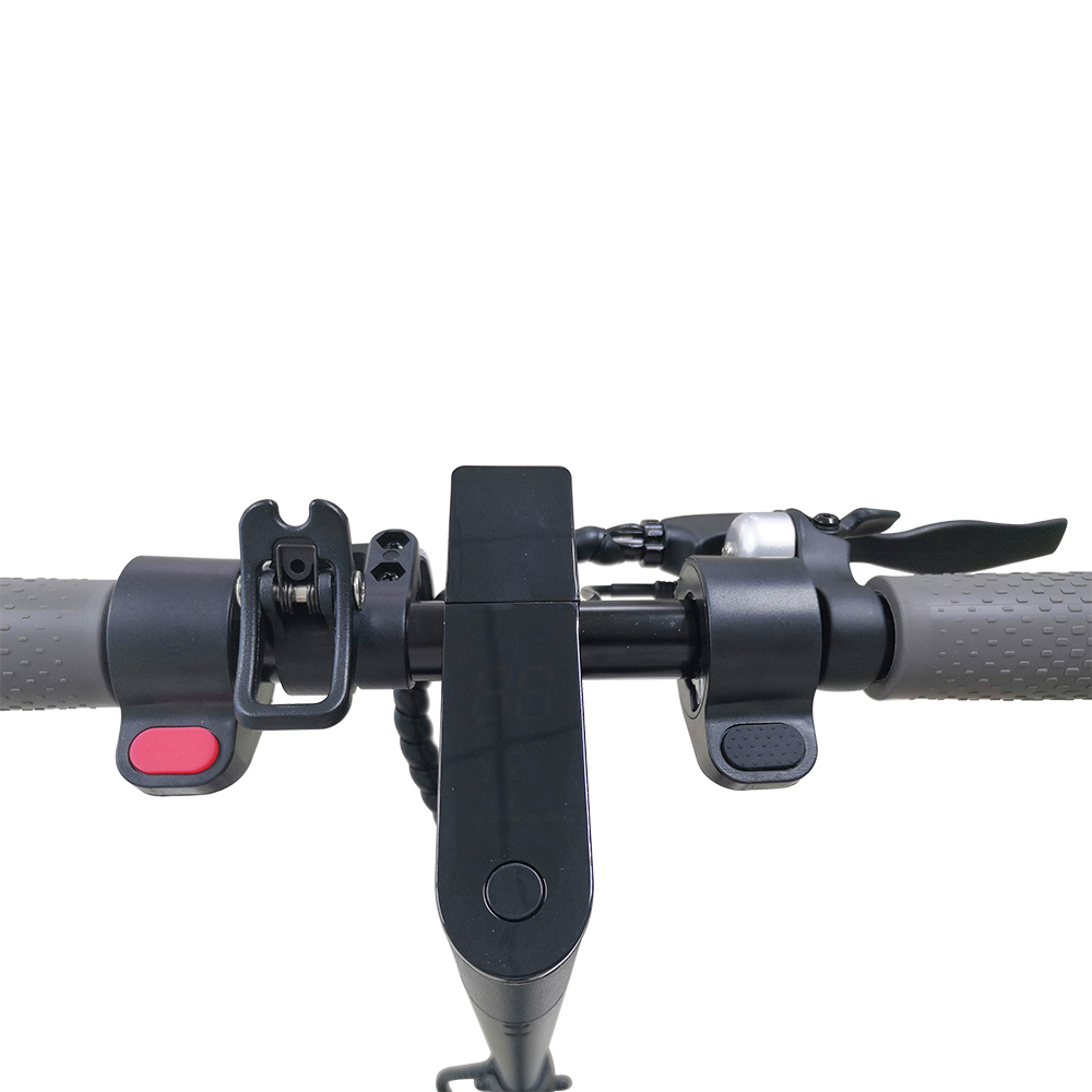 E8 Electric Folding Scooter 8.5 Inch tire 7.5Ah Battery 350W Motor Max Speed 20km/h Rear Disk brake max 25km range 3 Speed Modes - Black