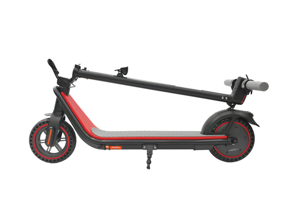 KUKUDEL 858 8.5 Inch Inflation-free Tire Electric Folding Scooter 5.2Ah Battery 250W Motor Max Speed 25km/h Non-zero start - Black