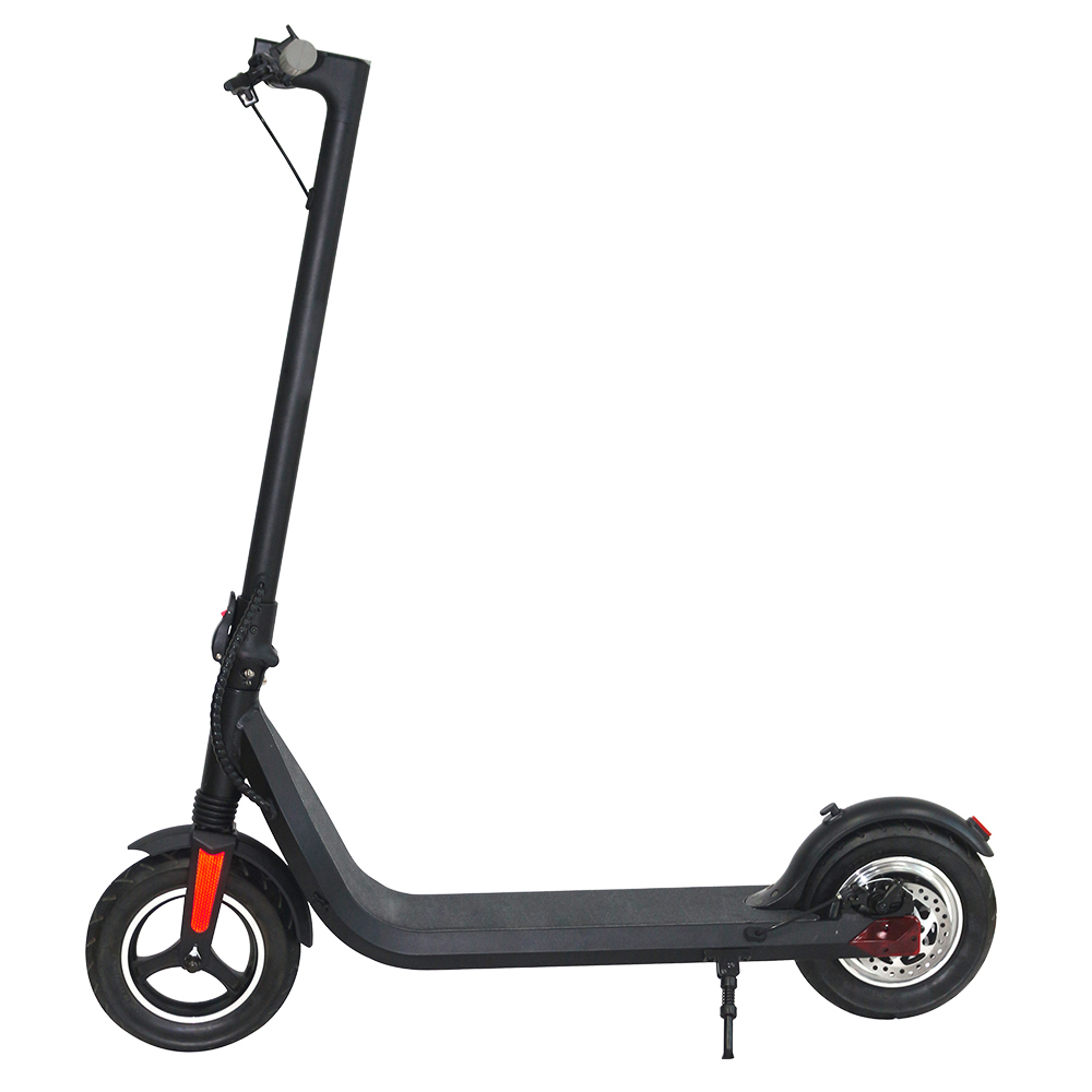 ES-E10 10 Inch tire Electric Folding Scooter 7.5Ah Battery 350W Motor Max Speed 25km/h Aluminum alloy body Max 25-30km range - Black