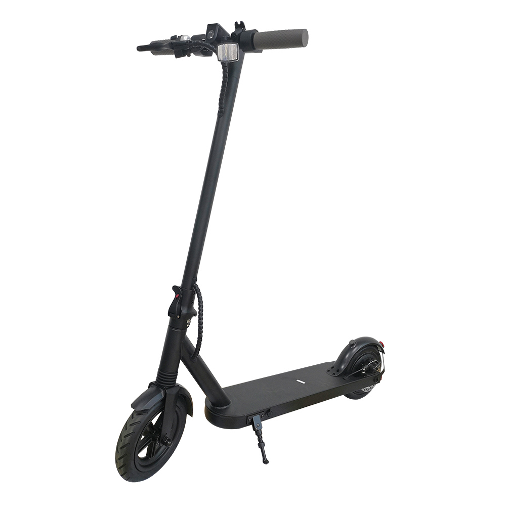 E8 Electric Folding Scooter 8.5 Inch tire 7.5Ah Battery 350W Motor Max Speed 20km/h Rear Disk brake max 25km range 3 Speed Modes - Black