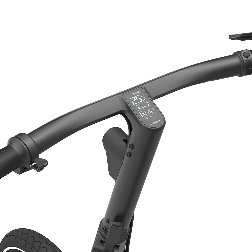 TOGO85 Shaft drive Electric Bike 20 inch Kenda Tire 36V 200W motor 25km/h 6.2Ah Battery up to 35km Range Aluminum Alloy Frame Disk Brake IP65 Black