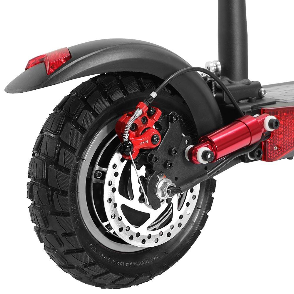 KUGOO KIRIN M4 PRO Folding Electric Scooter 10" Off-road tyre 500W Brushless Motor 48V 16Ah Battery 3 Speed Modes Dual Disc Brake Max Speed 45KM/h LED Display 60KM Long Range - Black