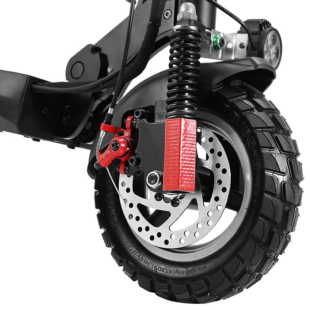 KUGOO KIRIN M4 PRO Folding Electric Scooter 10" Off-road tyre 500W Brushless Motor 48V 16Ah Battery 3 Speed Modes Dual Disc Brake Max Speed 45KM/h LED Display 60KM Long Range - Black