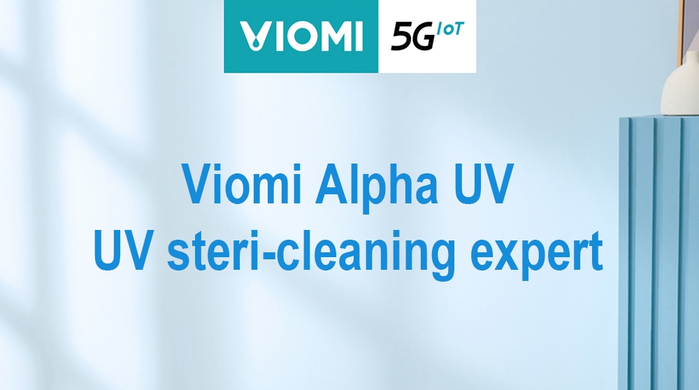 Xiaomi VIOMI Alpha UV Robot Vacuum Cleaner with Intelligent Dust Collector Integrated Sweeping and Mopping 2700Pa Powerful Suction 5200mAh Battery 220 Mins Running Time 250ml Electric Water Tank Mijia APP Control for Pets Hair, Carpets and Hard Floor - Black