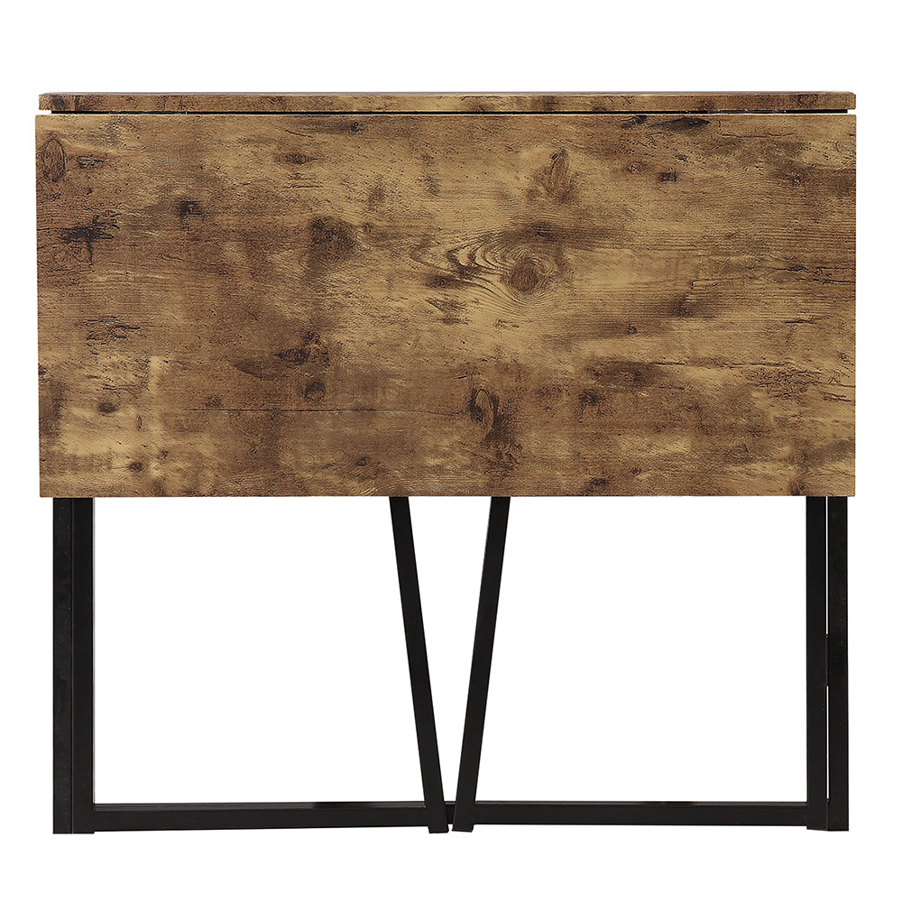Home Office Folding Computer Desk for Small Space - Brown