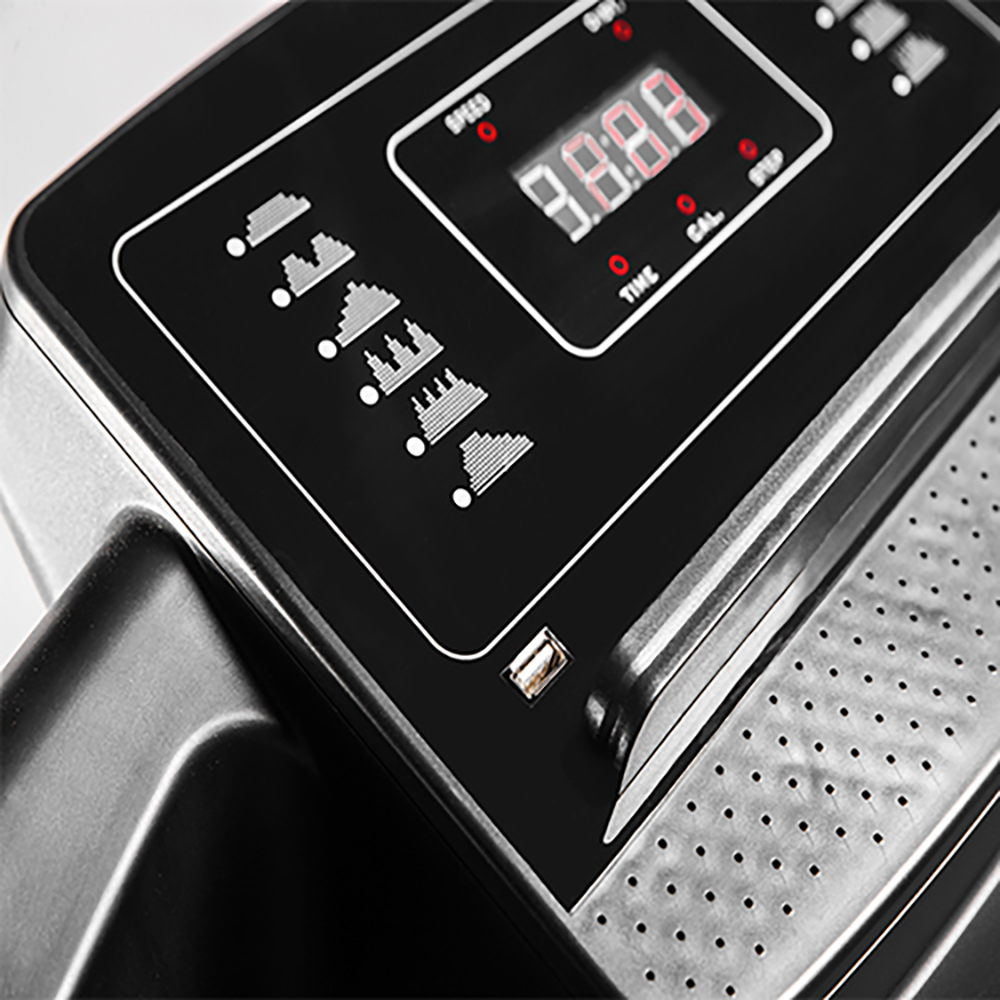 Folding Treadmill, 2.25HP Desktop Electric Treadmill, with LCD Display and Cup Holder, Easy to Assemble, Suitable for Home Office Jogging - Black