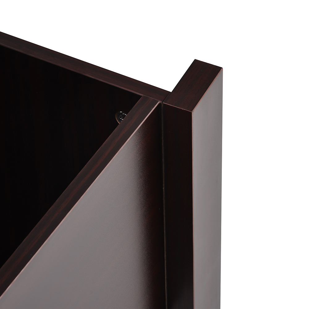 U-STYLE Wooden Lift Coffee Table with Storage Drawer, for Kitchen, Restaurant, Office, Living Room, Cafe - Cherry
