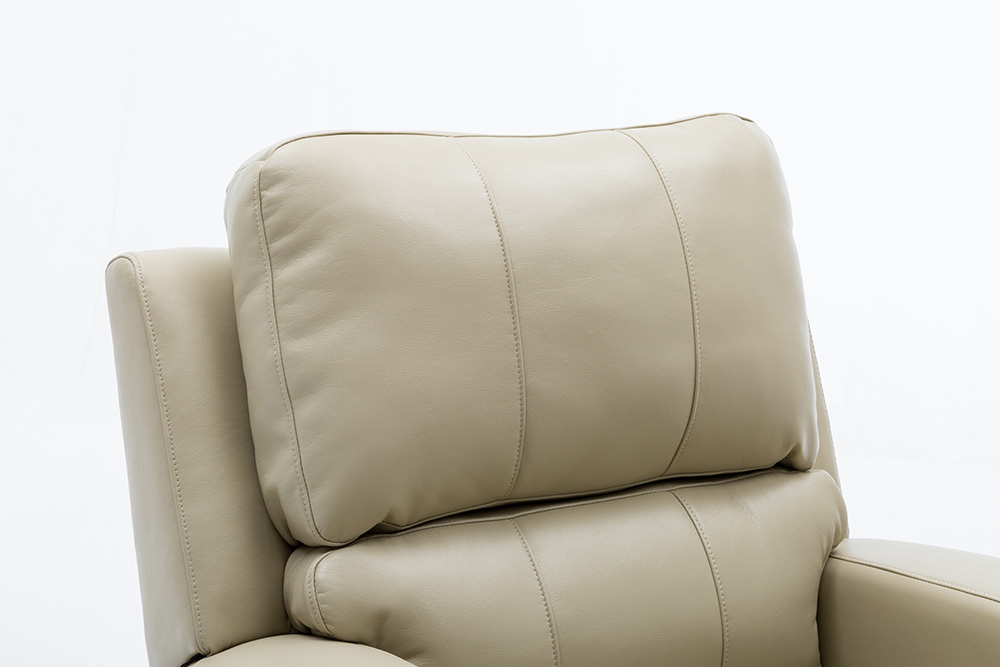 Art Life PU Leather Electric Recliner with USB Charge Port, for Living Room, Bedroom, Office, Apartment - White