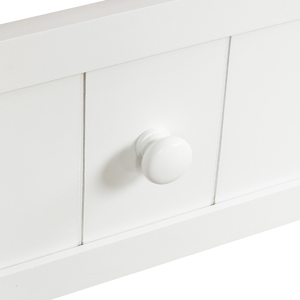 Twin-Size Wooden Platform Daybed Frame with Trundle Bed and Wooden Slats Support - White