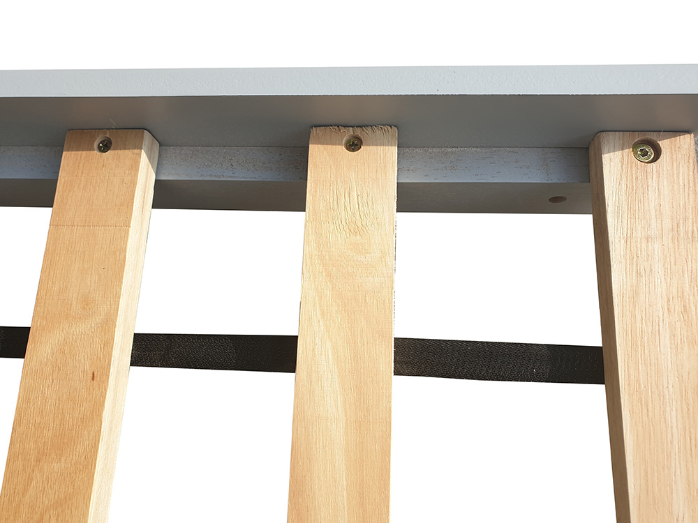 Twin-Over-Full Size Stairway Bunk Bed Frame with Trundle Bed, and Wooden Slats Support, No Spring Box Required (Frame Only) - Gray
