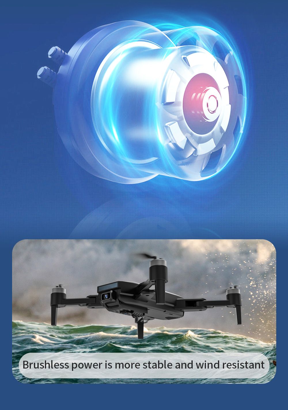 ZLL SG700 MAX 4K Dual Camera GPS 5G WIFI FPV Camera Optical Flow Positioning Brushless RC Drone - One Battery with Bag