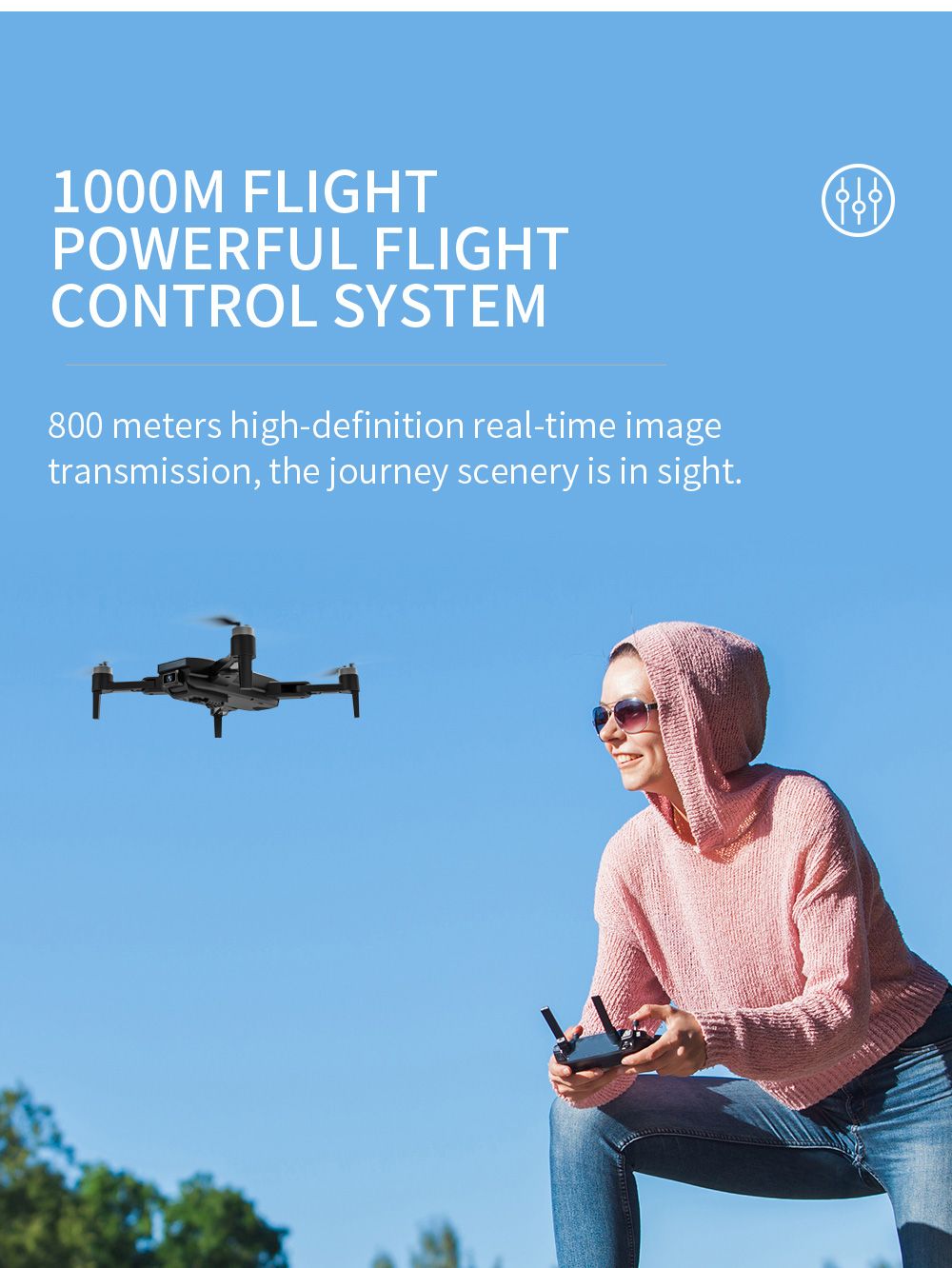 ZLL SG700 MAX 4K Dual Camera GPS 5G WIFI FPV Camera Optical Flow Positioning Brushless RC Drone - One Battery with Bag