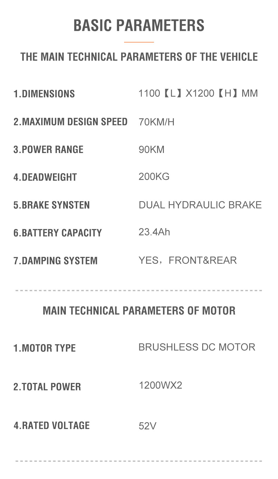 JANOBIKE Alien X10 Folding Off-Road Electric Scooter 10 inch 23.4Ah Battery 1200W*2 Motor 10 Inch Wheels Aluminum Alloy Body Max Speed 70km/h Dual hydraulic brake - Black