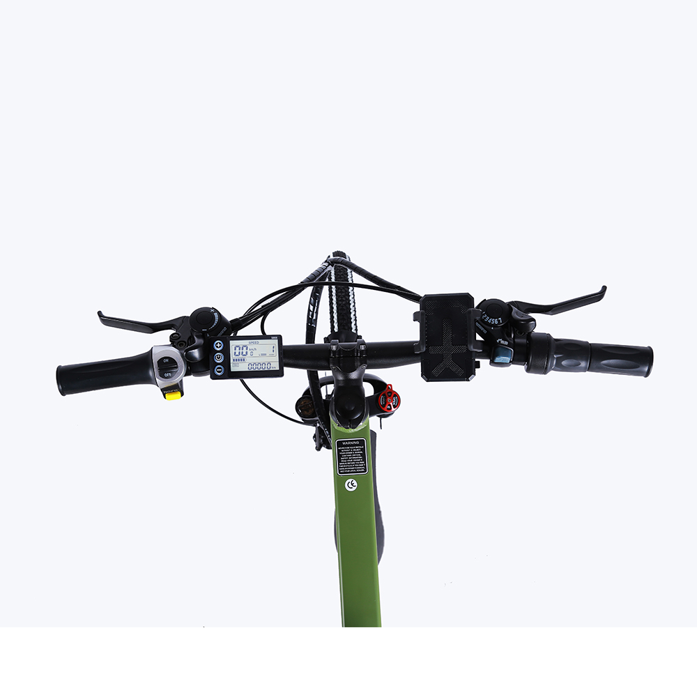 STAREACH A26 Folding Electric Mountain Bike 10Ah Battery 350W Motor 26 Inch Wheels Aluminum Alloy Frame Shimano 21-speed Shifter Max Speed 25km/h 80KM Power-assisted Range Disc Brake MTB - Green