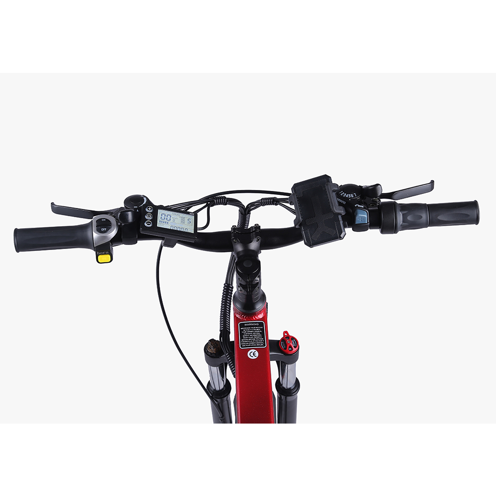 STAREACH A26 Folding Electric Mountain Bike 10Ah Battery 350W Motor 26 Inch Wheels Aluminum Alloy Frame Shimano 21-speed Shifter Max Speed 25km/h 80KM Power-assisted Range Disc Brake MTB - Green