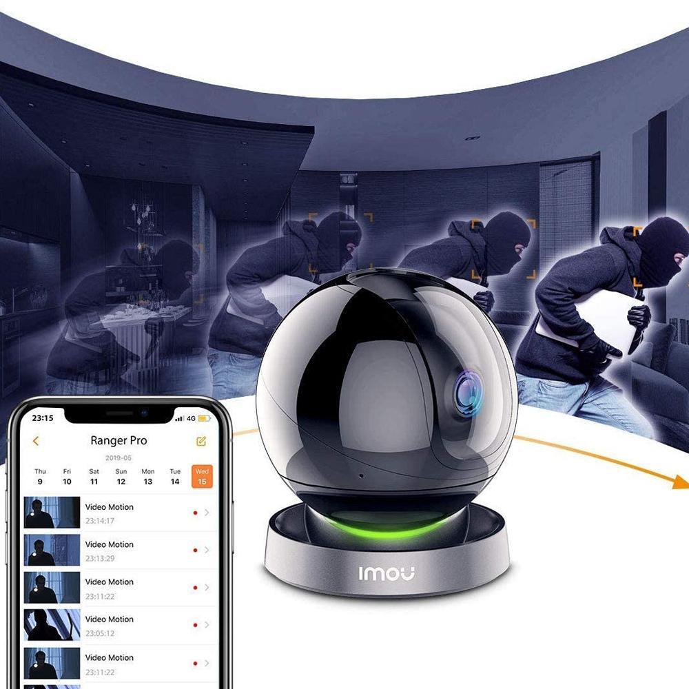 Dahua IMOU Ranger Pro WiFi Security Camera 1080P HD Night Vision Smart Tracking Two-way Audio Home Company Security Monitor - White