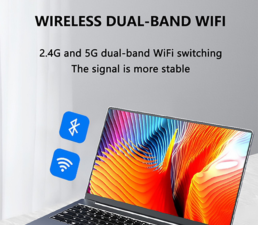 KUU G3 Pro Laptop 15.6" IPS Screen AMD Ryzen R7 4800H 16GB DDR4 RAM 512GB SSD AMD Radeon Graphics 48Wh Battery Capacity Windows 10 EU Plug - Silver