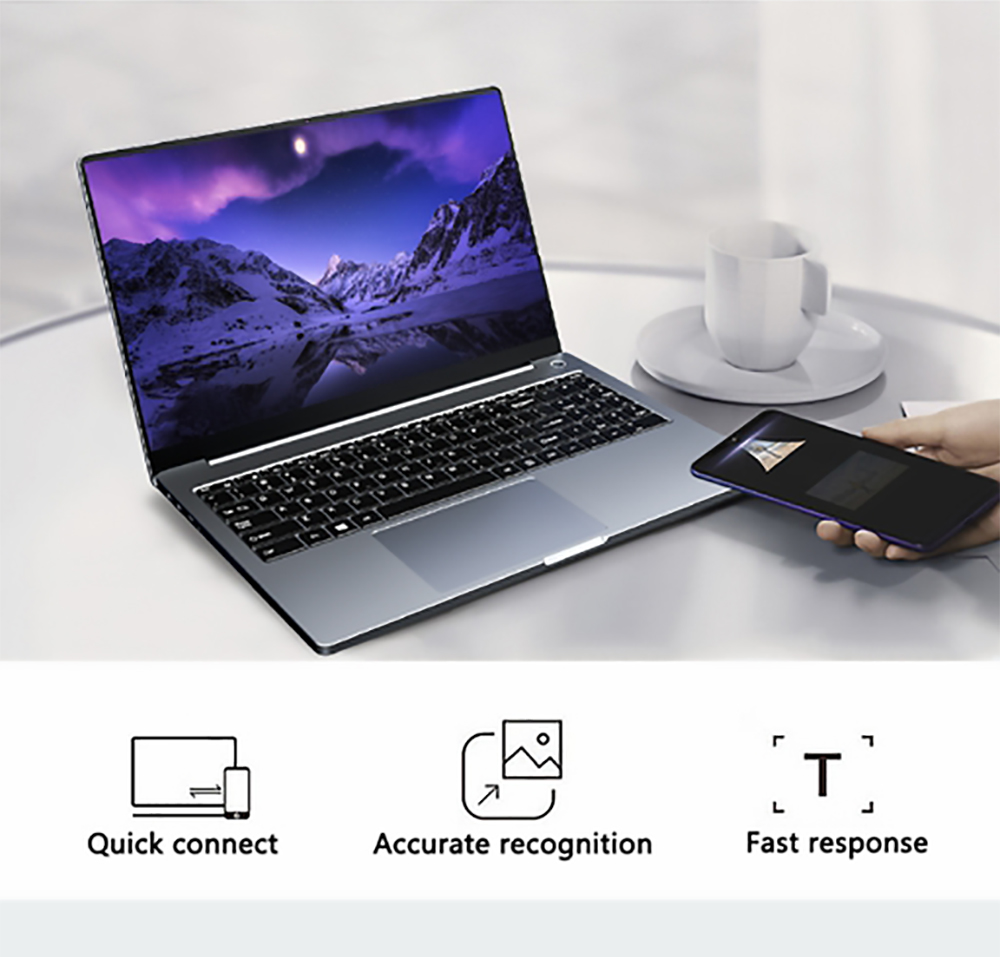 KUU G3 Pro Laptop 15.6" IPS Screen AMD Ryzen R7 4800H 16GB DDR4 RAM 512GB SSD AMD Radeon Graphics 48Wh Battery Capacity Windows 10 EU Plug - Silver