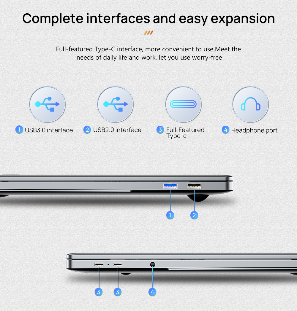 KUU G3 Laptop 15.6" IPS Screen AMD Ryzen R5 4600H 8GB DDR4 RAM 512GB SSD AMD Radeon Graphics 48Wh Battery Capacity Windows 10 EU Plug - Silver