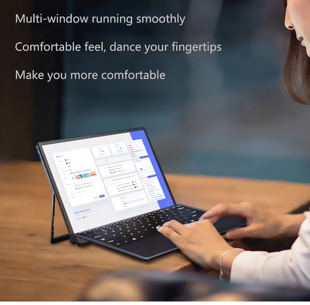 KUU Lepad 2-in-1 Laptop 12 inch 2K HD Touch Screen Intel Celeron Processor N3450 8GB RAM 256GB SSD 5000 mAh Battery