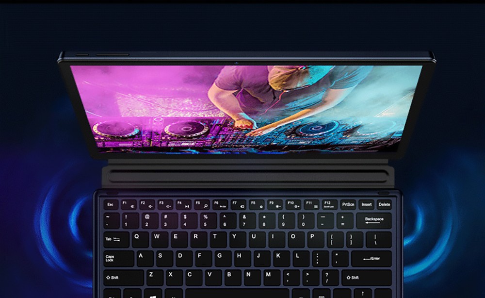 KUU Lepad 2-in-1 Laptop 12 inch 2K HD Touch Screen Intel Celeron Processor N3450 8GB RAM 256GB SSD 5000 mAh Battery