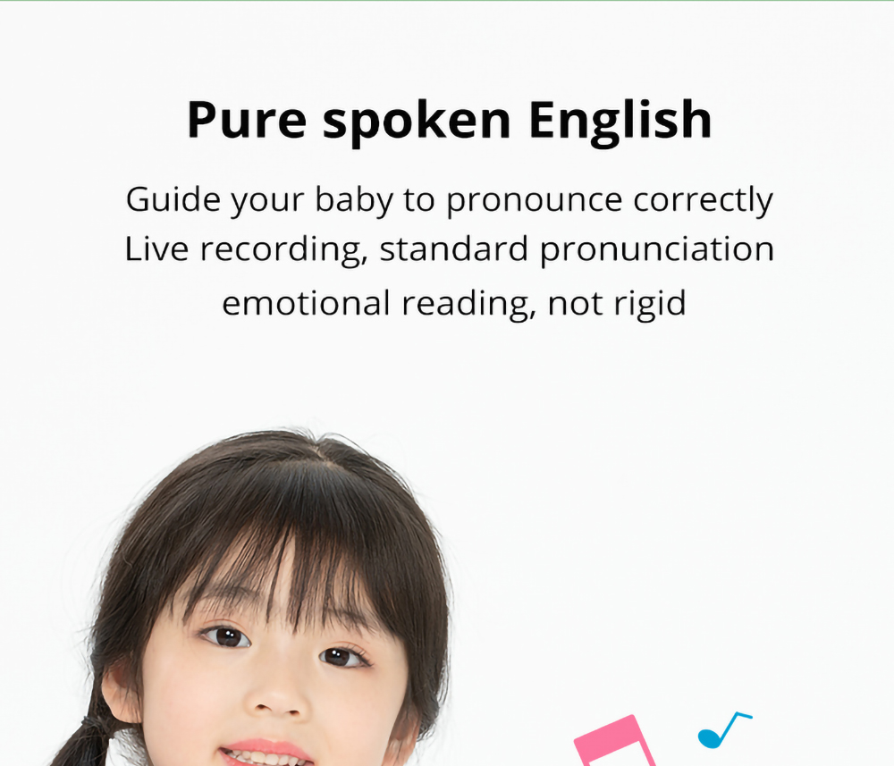 Children's Early Education Card Machine 112PCS Cards Puzzle Bilingual Enlightenment Card - Pink