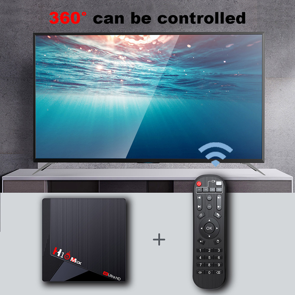 H10 MAX Android 11 Amlogic S905W2 TV Box 4GB RAM 64GB eMMC 2.4G+5G WIFI Bluetooth 4.1 100M