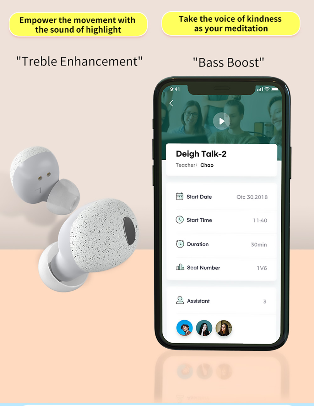 TWS-T2S Bluetooth 5.0 Wireless Earbuds,Dynamic Sound,Zero Delay, Type C - Black