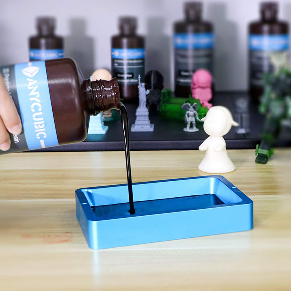 3D Printer Resin 405nm UV Plant-Based Rapid Resin High Precision and Quick Curing 500g - Black