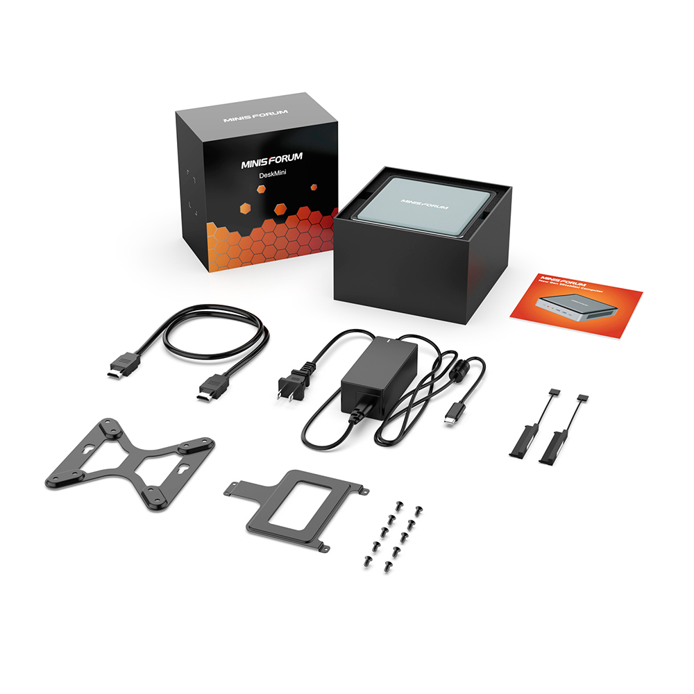 Minisforum HM80 Mini PC AMD Ryzen 7 4800U 8 Cores/16 Threads AMD Radeon Graphics GPU 32GB RAM 512GB SSD Quad 4K Displays