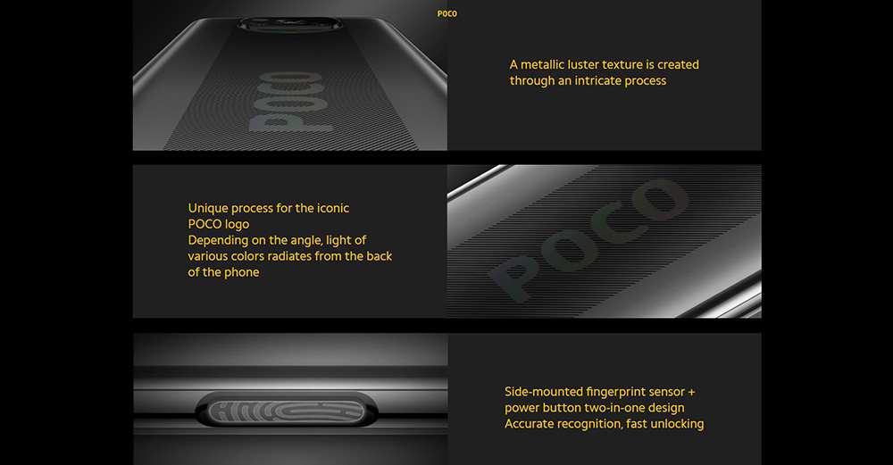 POCO X3 Global Version 4G LTE Smartphone 6.67'' FHD+ Screen 120Hz Refresh Rate Snapdragon 732G 6GB RAM 64GB ROM Android 10 Quad Rear Camera 5160mAh Battery - Gray