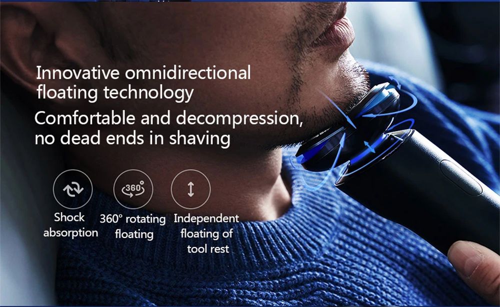 Xiaomi Mijia S700 Electric Shaver Razor Beard Rechargeable Dry Wet Beard Hair Trimmer