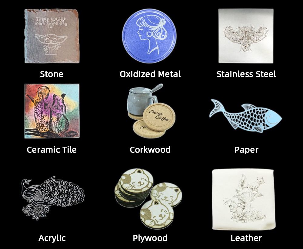 Aufero Laser 1 LU2-4-SF Portable Laser Cutter Engraver Machine 32-bit Motherboad 5,000mm/min