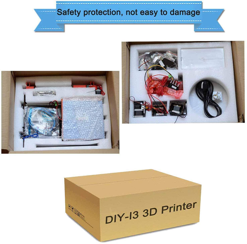 CTC DIY 3D Printer LCD Screen 1 Nozzle 40-100mm/s Print Speed
