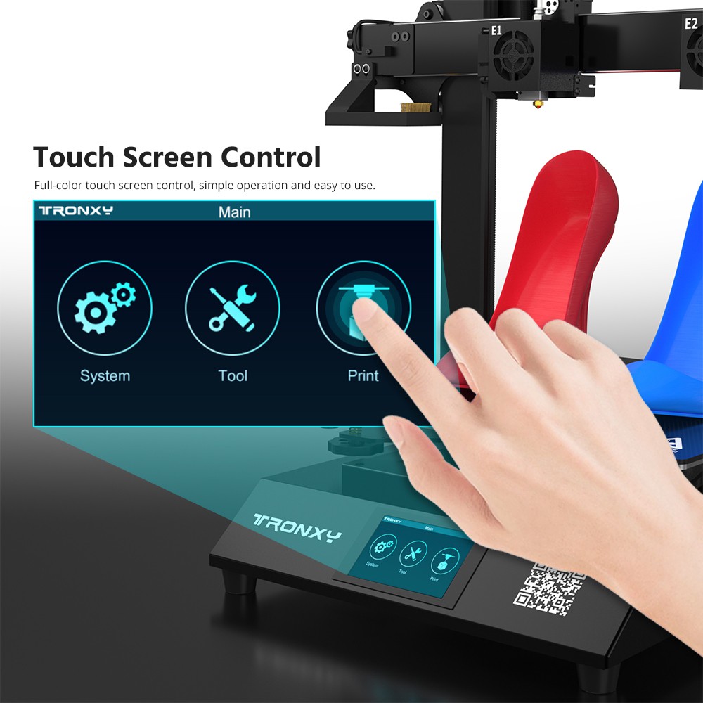 Tronxy Gemini S Dual Extruder 3D Printer Support Soluble PVA Support Structure 300*300*390mm