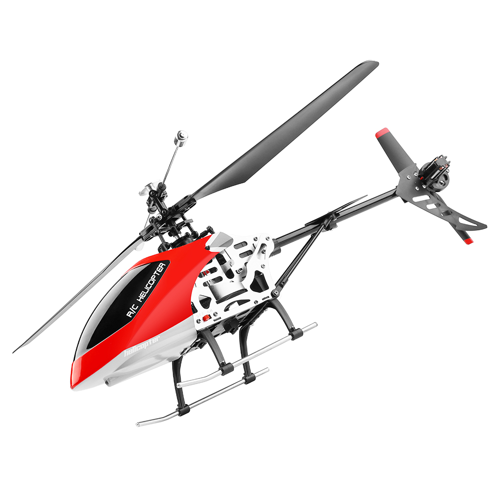 XK V912-A 2.4G 4CH RC Helicopter Altitude Hold Dual Motor RTF - Two Batteries