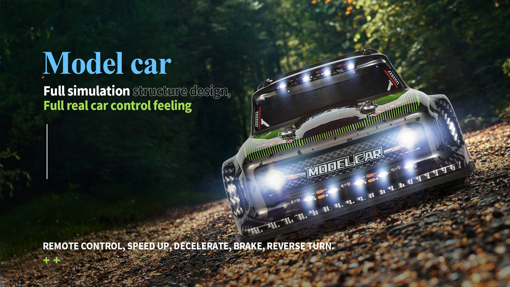 Wltoys 284131 1/28 2.4G 4WD RC Car with Light 30KM/H Short Course Drift Vehicle Models
