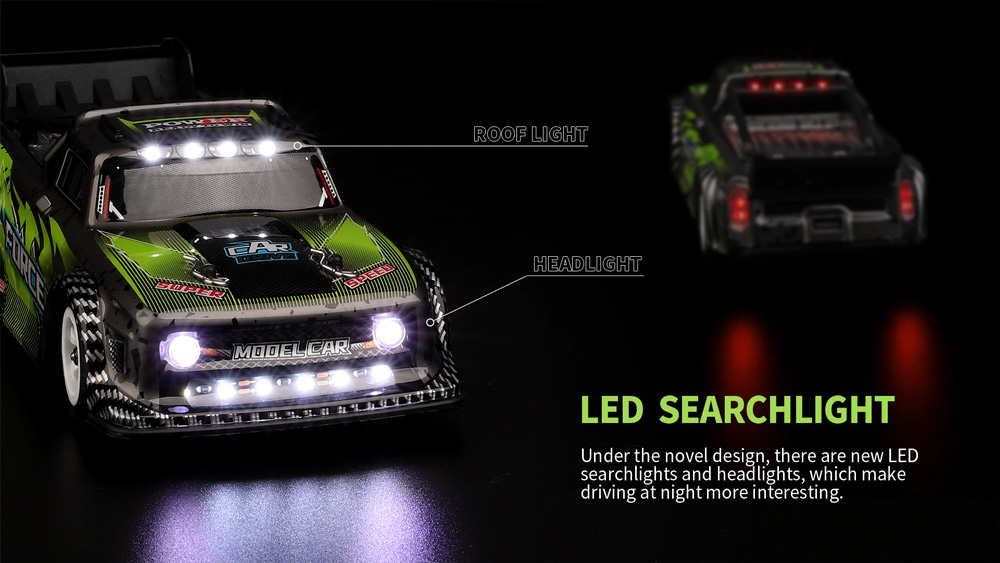 Wltoys 284131 1/28 2.4G 4WD RC Car with Light 30KM/H Short Course Drift Vehicle Models