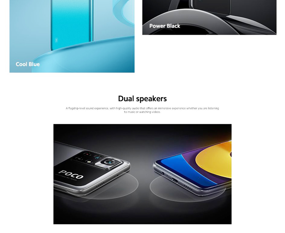 POCO M4 Pro 5G NFC Global Version Smartphone Dimensity 810 50MP Dual Camera 6GB 128GB 6.6 inch 5000mAh 33W Octa Core - Black
