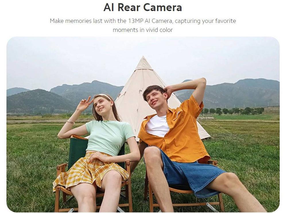 Xiaomi Redmi 9A Global Version 4G LTE Smartphone 6.53 Inch HD Screen MediaTek Helio G25 2GB RAM 32GB ROM MIUI 12 13MP AI Rear Camera 5000mAh Battery Dual SIM Dual Standby - Green