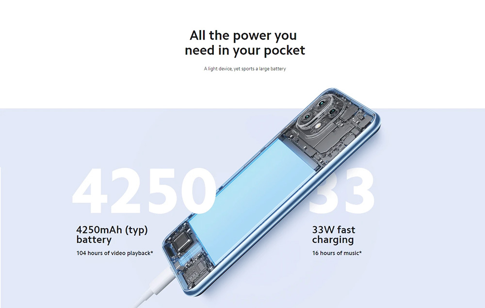 Xiaomi Mi 11 Lite 5G NE Global Version 6.55 inch 90Hz AMOLED 8GB 128GB Snapdragon 778G Octa Core Smartphone - Peach Pink