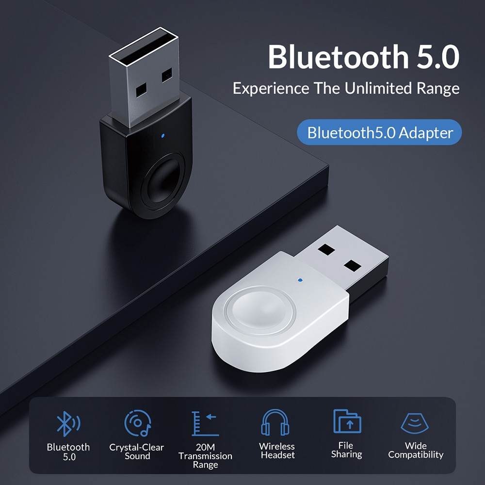 ORICO BTA-608 Computer USB Dongle 5.0 Adapter White