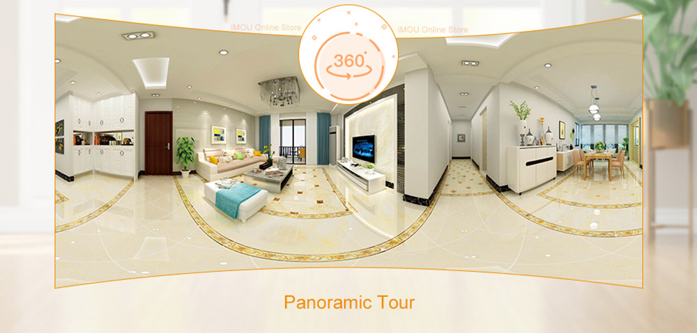 Dahua Imou Rex smart Cruise Camera 4mp with Panoramic View built-in Siren Smart Tracking Ethernet Port