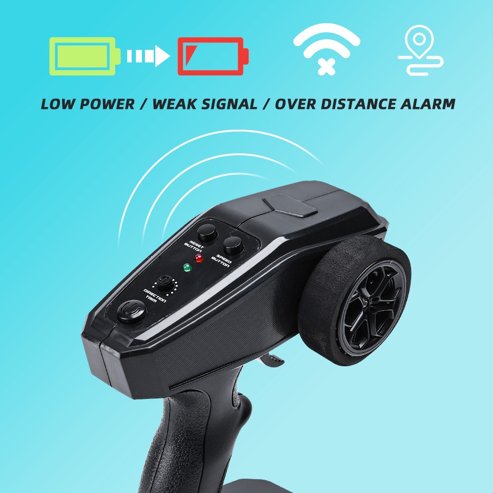 Flytec V009 30KM High Speed RC Jet Boat With Self-righting Feature For Pool and Lakes - Orange