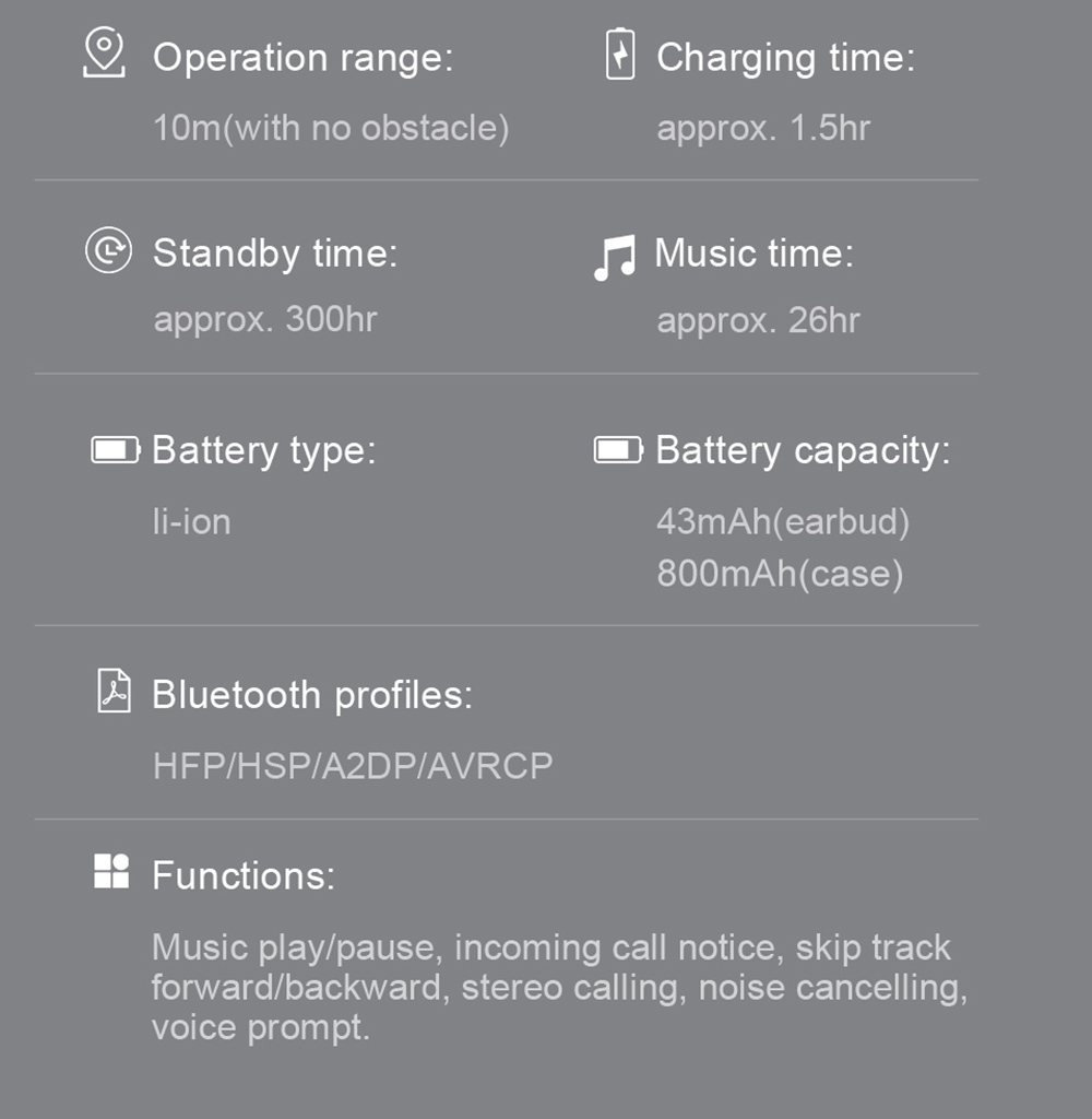 Haylou GT1 Pro HD Stereo TWS Bluetooth Earphones Touch Control Wireless Headphones With Dual Mic Noise Isolation - Black