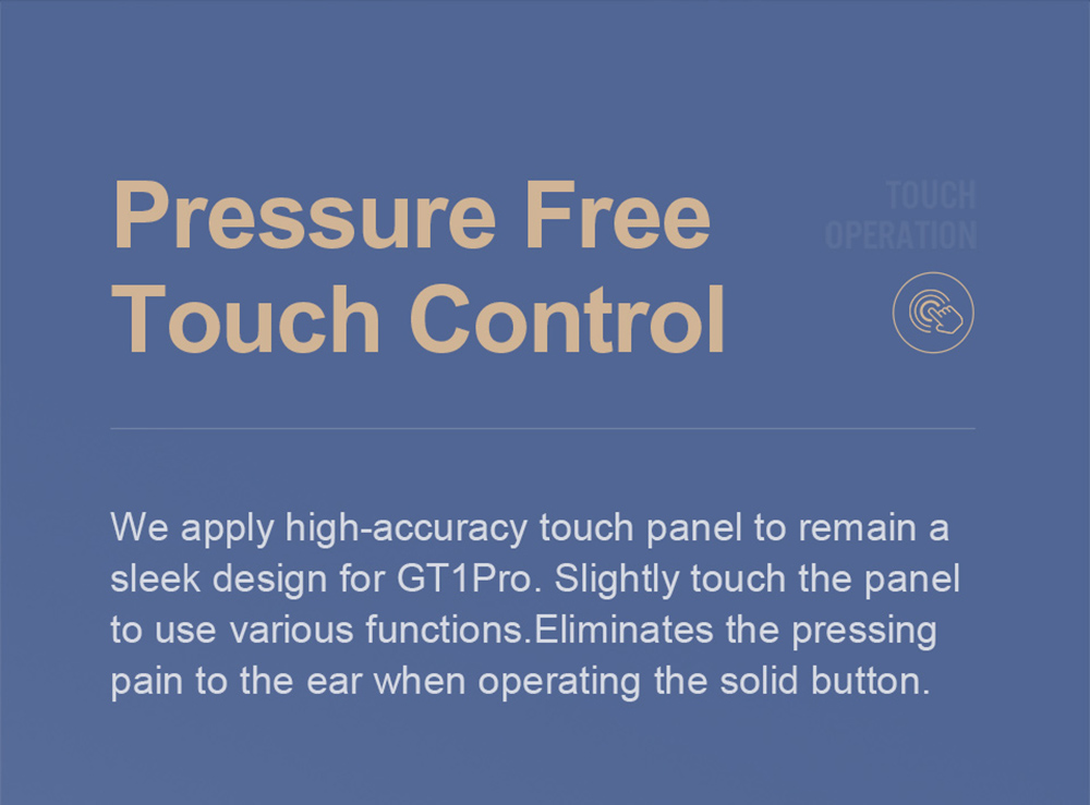 Haylou GT1 Pro HD Stereo TWS Bluetooth Earphones Touch Control Wireless Headphones With Dual Mic Noise Isolation - Black