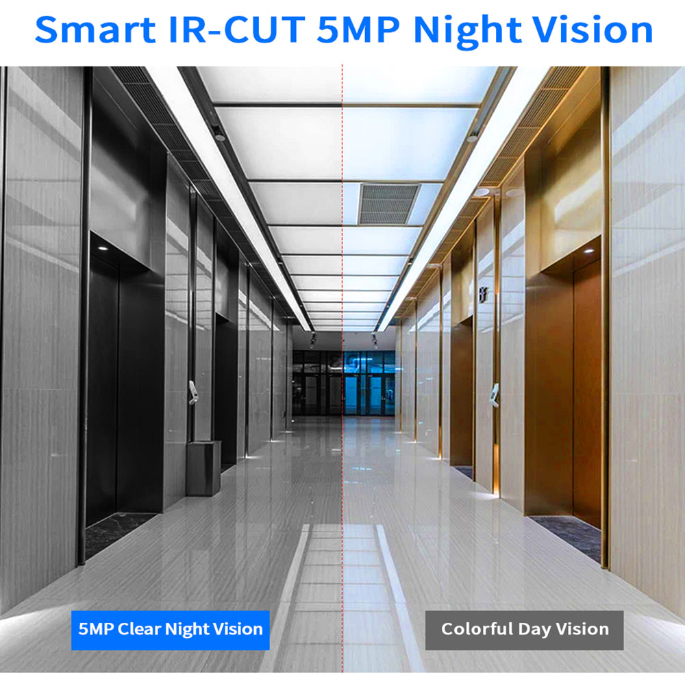 Hiseeu 3MP POE IP Security Surveillance Camera H.265 1536P Bullet CCTV IP Camera for POE NVR System Indoor Home IR Cut